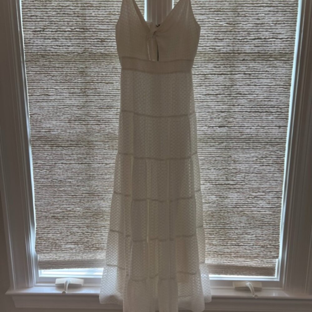 Alice & Olivia White Maxi Dress